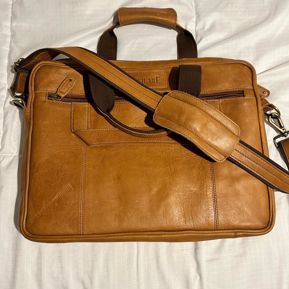 Leather Work/Laptop messenger/work bag - Picture 8 of 8